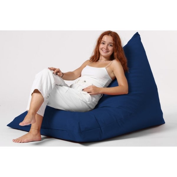 Pouf pyramide - Bleu foncé Pouf pyramide - Bleu foncé