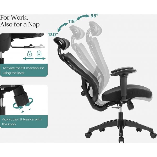 Zakarias kontorsstol - Svart Zakarias kontorsstol - Svart