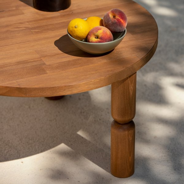 Table basse Ida Ø60 cm - Châtaignier Table basse Ida Ø60 cm - Châtaignier
