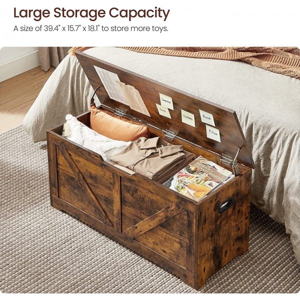 Zeke förvaringskista - Brun Zeke förvaringskista - Brun