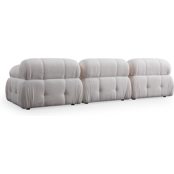 Petit canapé 3 places - Blanc Petit canapé 3 places - Blanc