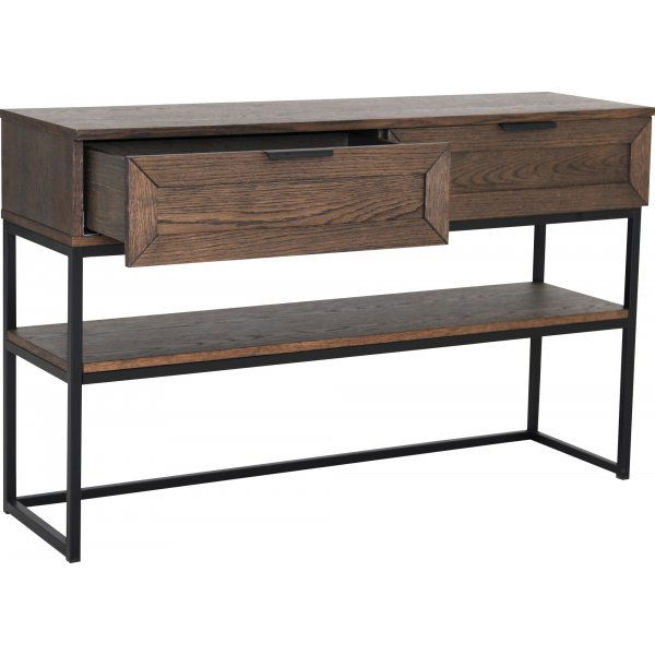 Table console Zion 120 x 36 cm - Placage ch�ne brun huil�