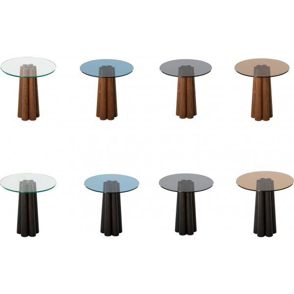 Table basse Thales Ø50 cm - Noir/bleu Table basse Thales Ø50 cm - Noir/bleu