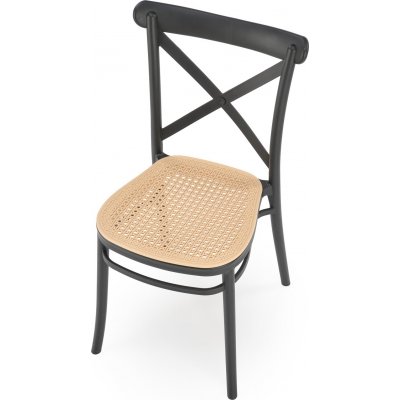 Cadeira stapelbar matstol 512 - Svart/rotting