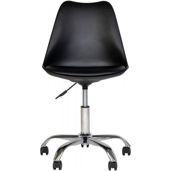 Stavanger Skrivbordsstol - Svart/krom Stavanger Skrivbordsstol - Svart/krom