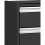 Skyline skoskp 123,5 x 24,2 x 98,5 cm - Svart