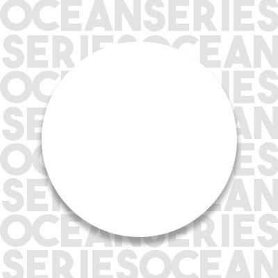 Ocean satsbord 47,8/52,8 x 24,5/29,5 cm - Vit