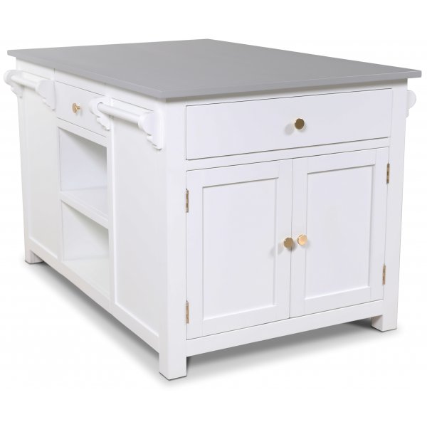 Köksö Metro - Vit / Grå / Mässing Köksö Metro - Vit / Grå / Mässing