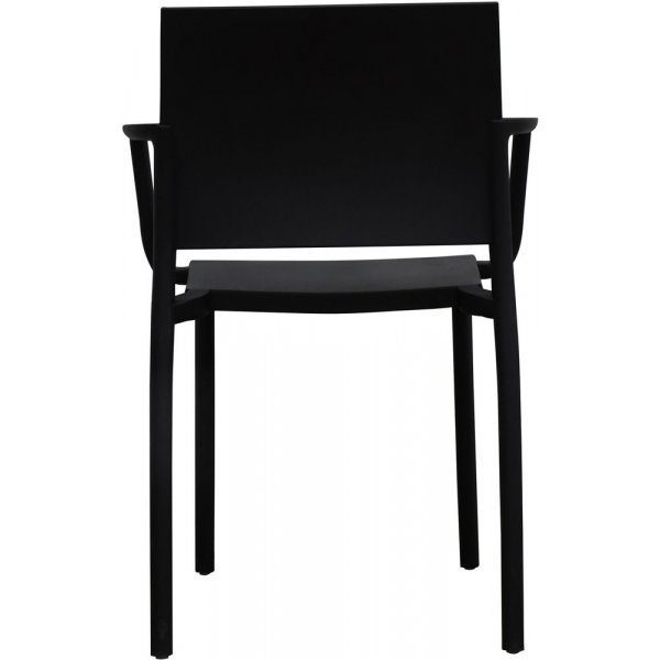 Alafors matstol stapelbar - Svart (Plast)