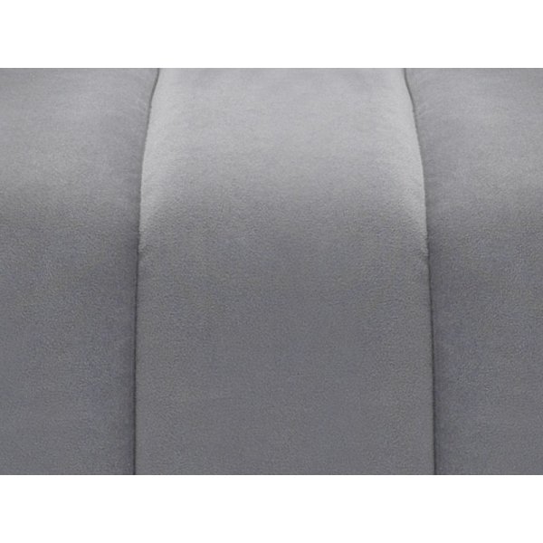 Fauteuil Vogue en velours gris Fauteuil Vogue en velours gris