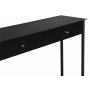 Flash konsolbord 100 x 31 cm - Svart / Mssing