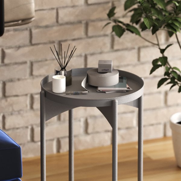 Table basse Vela Ø44 cm - Gris Table basse Vela Ø44 cm - Gris
