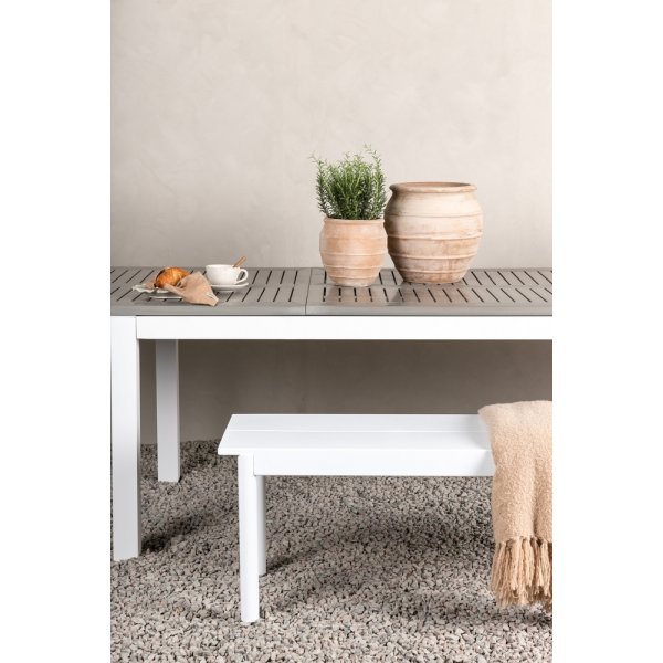 Albany matbord 224 x 100 cm - Grå/Vit Albany matbord 224 x 100 cm - Grå/Vit