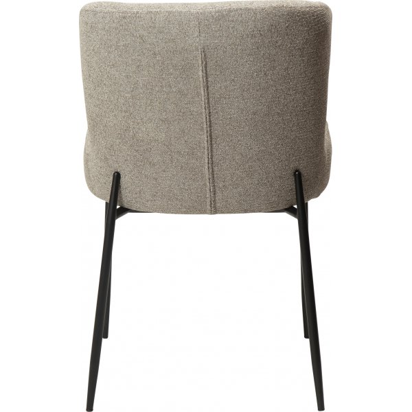 Chaise de salle à manger Glam - Boucle marron Chaise de salle à manger Glam - Boucle marron