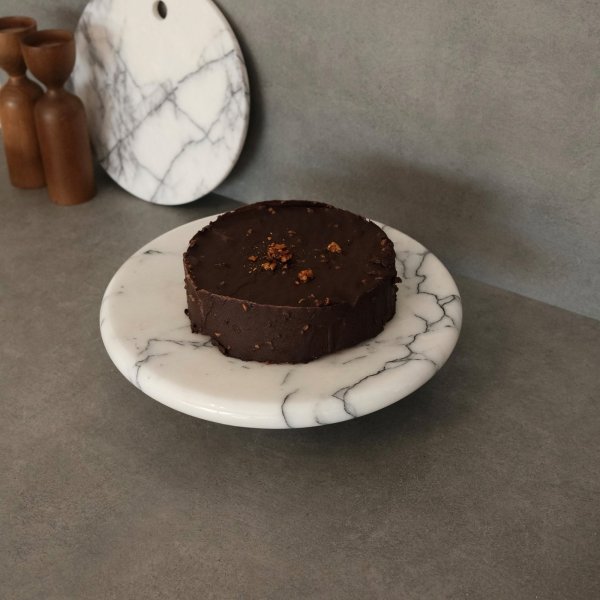 Kakfat i vit marmor frn Sicilien