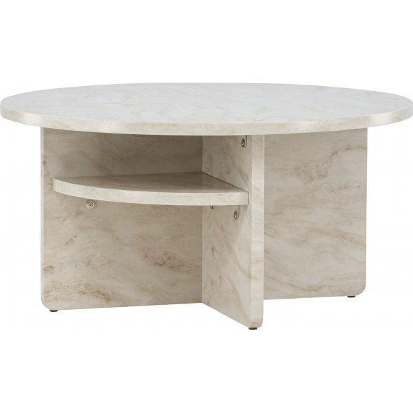 Ålesund soffbord Ø85 cm - Beige Ålesund soffbord Ø85 cm - Beige