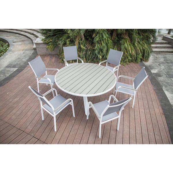 Matgrupp Ekenäs med 4 stolar - Ø150 + Textilrengöring för möbler Matgrupp Ekenäs med 4 stolar - Ø150 + Textilrengöring för möbler