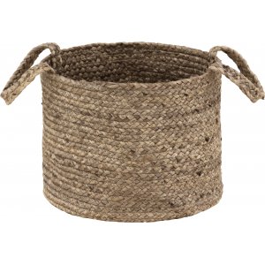 Bhopal mand 35 cm - Donkere jute