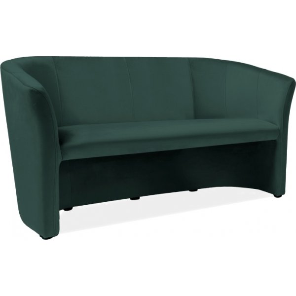 Charity 3- sits soffa - Grn sammet