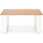 Ground soffbord 100 x 64 cm - Vit