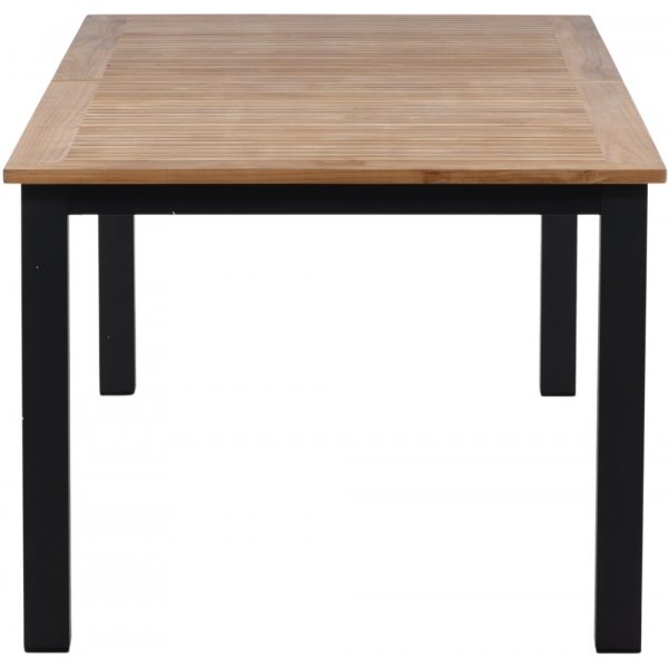 Panama matbord 224 x 100 cm - Svart/Natur Panama matbord 224 x 100 cm - Svart/Natur