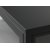 Armoire mtallique noire Toddy avec porte vitre H160 cm