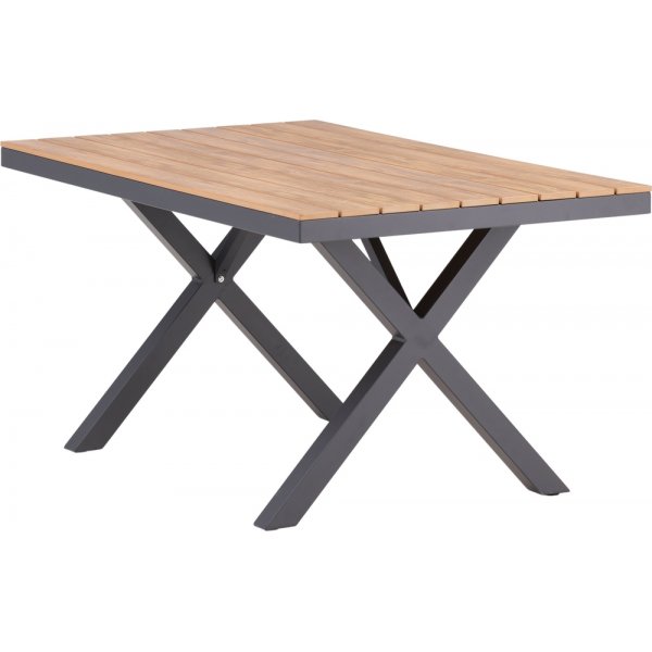 Garcia matbord 150 x 90 cm - Svart/Natur Garcia matbord 150 x 90 cm - Svart/Natur