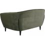 Felicia 2-sits soffa - Skogsgrn (Sammet)