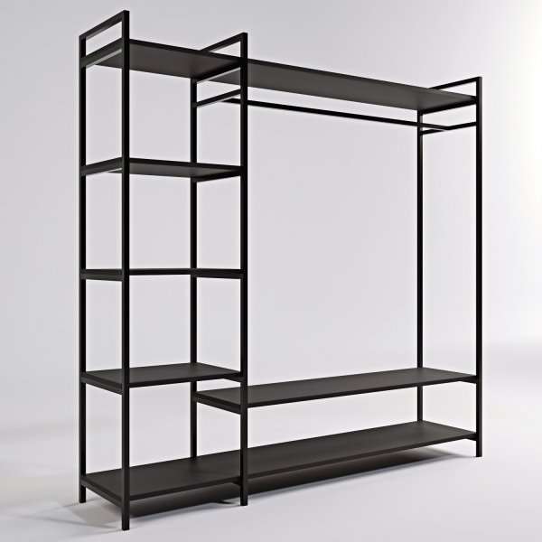 Meuble d'entrée Pamir - Noir Meuble d'entrée Pamir - Noir