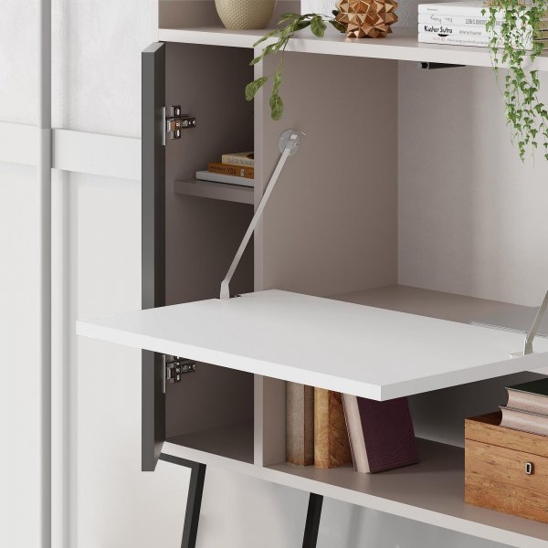 Tatti skåp - Ljus mocka/vit/antracit Tatti skåp - Ljus mocka/vit/antracit