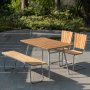 Mllan trdgrdsbnk i teak 120 cm