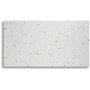 Terrazzo soffbord 75x75cm - Bianco Terrazzo & underrede cross mssing