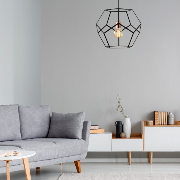 Plafonnier Degir MR-113 - Noir/bronze Plafonnier Degir MR-113 - Noir/bronze