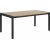Bicca matbord 170-250 cm - Ek/svart