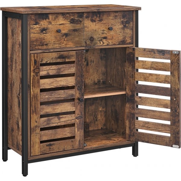 Armoire  tiroirs Vilgot - Marron/noir