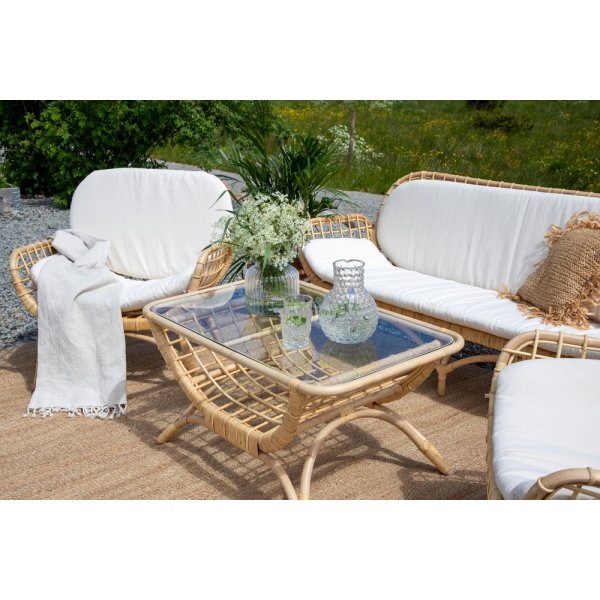 Moana soffbord - Natur/Transparent