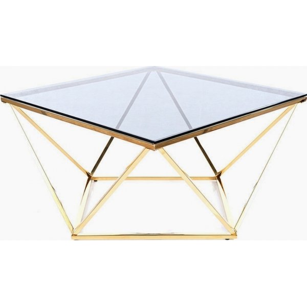 Table basse argentée 80 x 80 cm - Or Table basse argentée 80 x 80 cm - Or