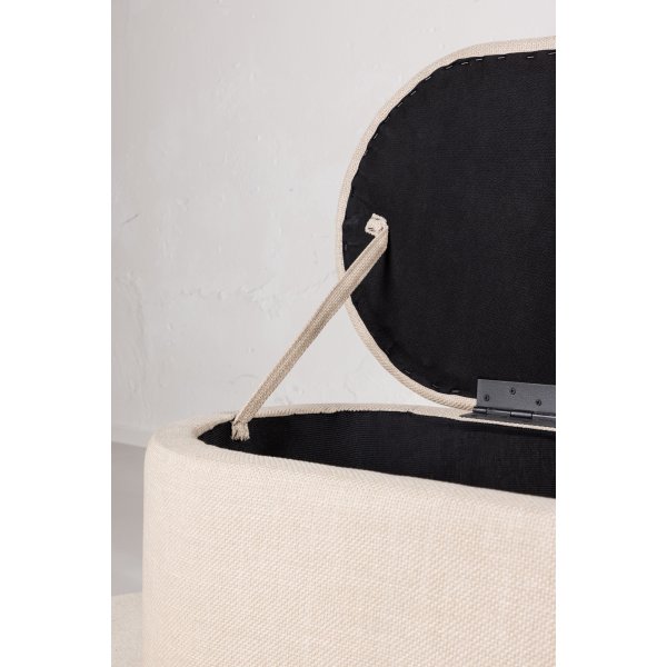 Pouf Potenza - Blanc cassé Pouf Potenza - Blanc cassé