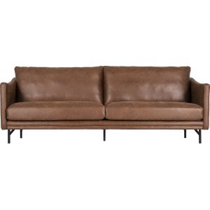 Harpan 3-sits soffa i brunt Ecolder
