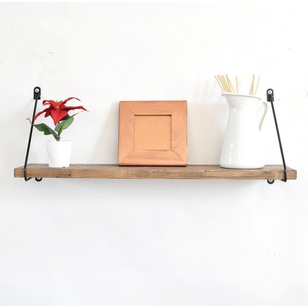 Walter wandplank 38 - Walnoot/zwart