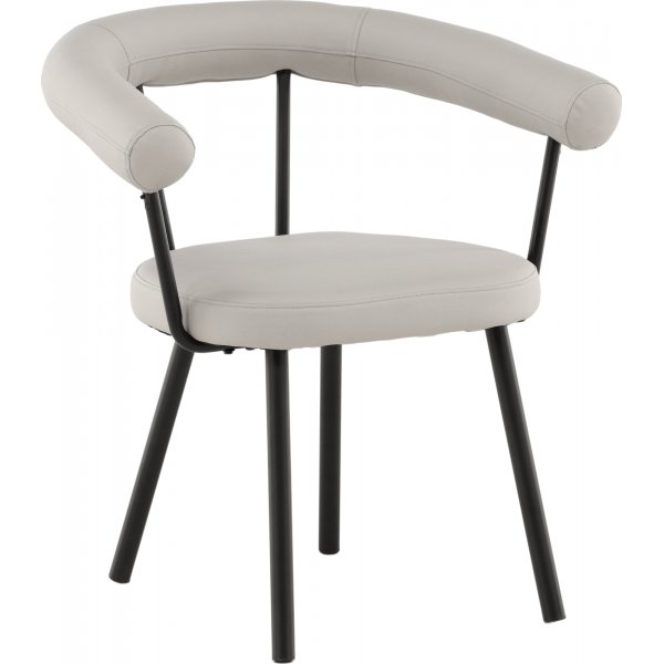 Vsters x Josefin Lustig karmstol - Off-white/svart