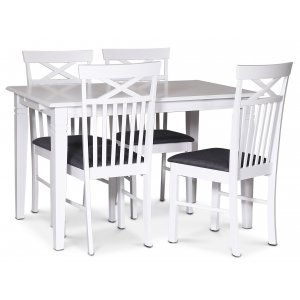 groupe alimentaire Sandhamn; Table 120 cm avec 4 chaises Sofiero