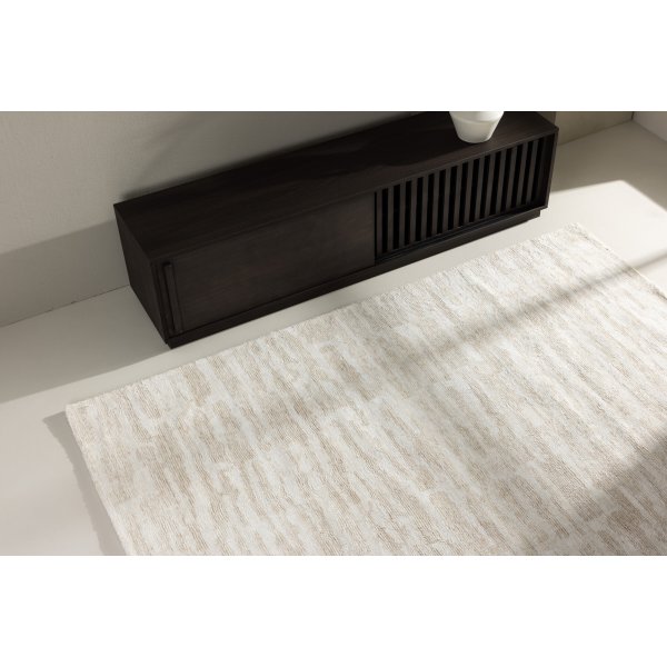 Milo's vloerkleed 290 x 200 cm - Beige/Wit