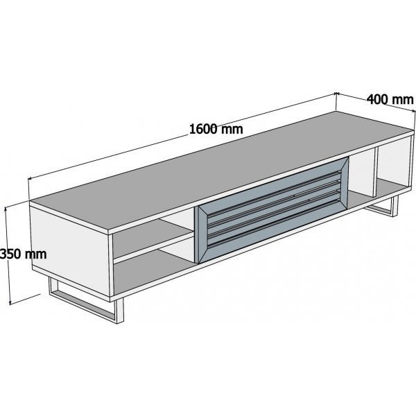 Banc multimédia saphir - Saphir/anthracite Banc multimédia saphir - Saphir/anthracite