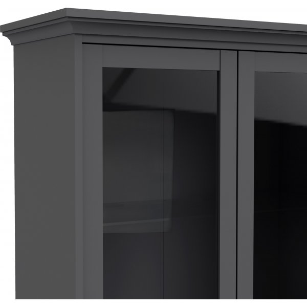 Paris vitrinskåp - Grå Paris vitrinskåp - Grå