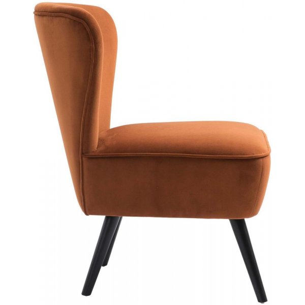 Moby fåtölj - Rost/svart Moby fåtölj - Rost/svart