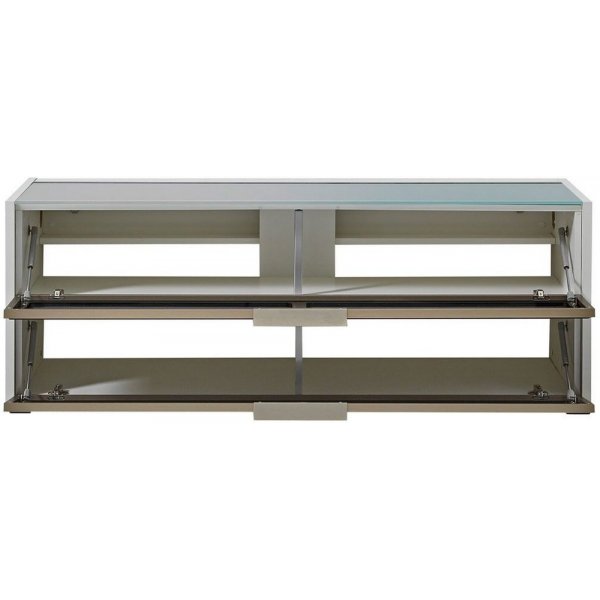 Desmond TV-b�nk - Vit/antracit