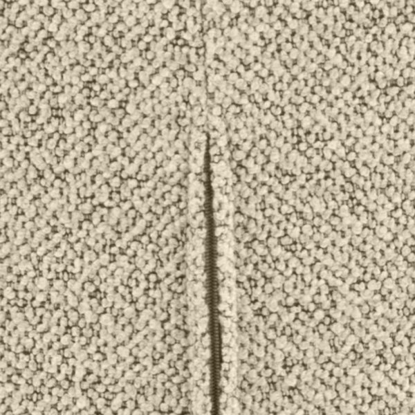 Patricia matstol - Beige bouclé/matt svart Patricia matstol - Beige bouclé/matt svart