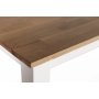 Matgrupp Annika 180 cm bord med 6 st stolar med eksits och kryssrygg  Vit / Oljad ek