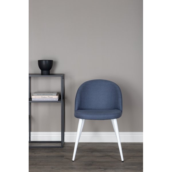 Alice matstol - Blå/vit Alice matstol - Blå/vit